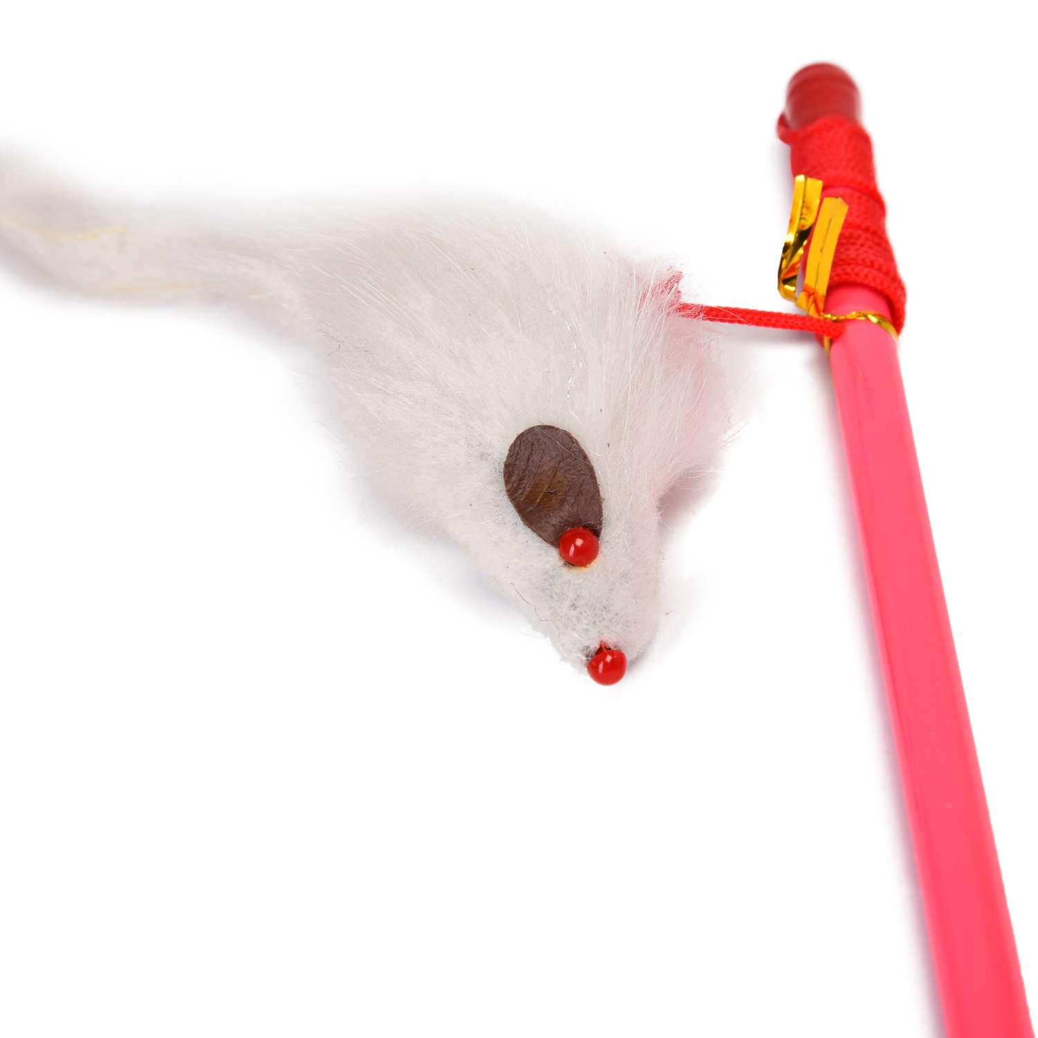 Игрушка для кошек Nobby Дразнилка с мышкой и погремушкой 80073 - фото 3