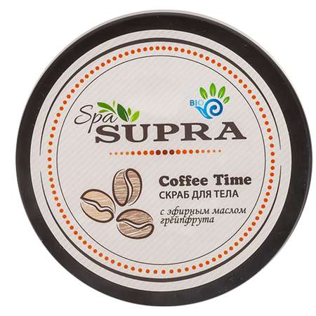 Скраб для тела SUPRA SPA пастообразный Кофейная крошка Грейпфрут