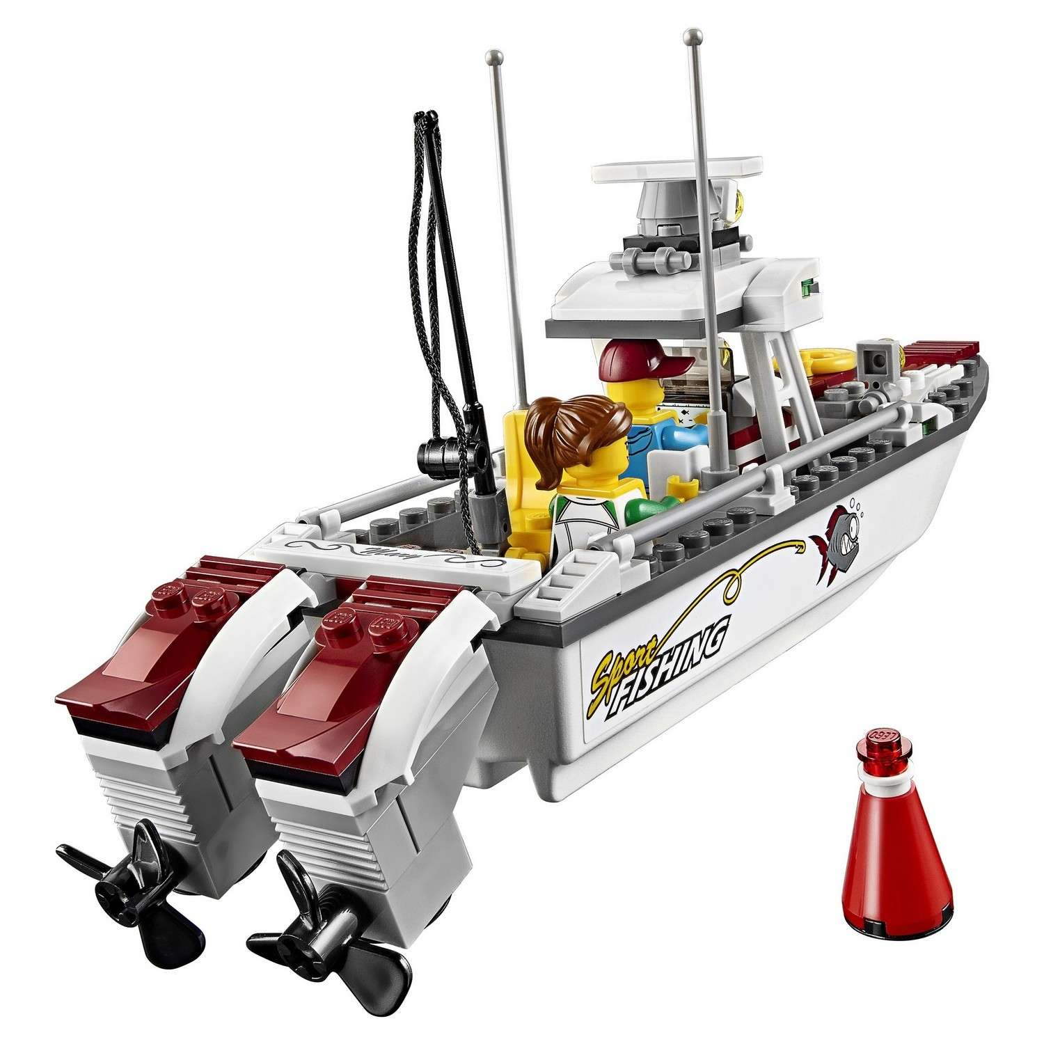 Конструктор LEGO City Great Vehicles Рыболовный катер (60147) - фото 11