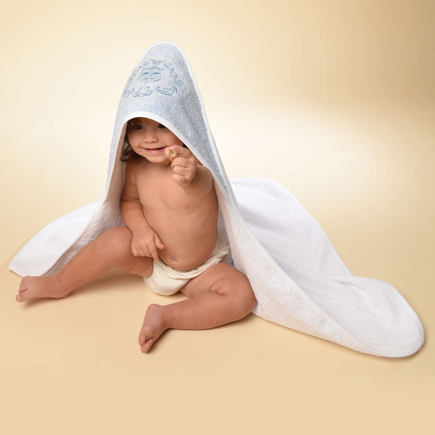 Полотенце Patrino махровое крестильное для новорожденного - фото 1