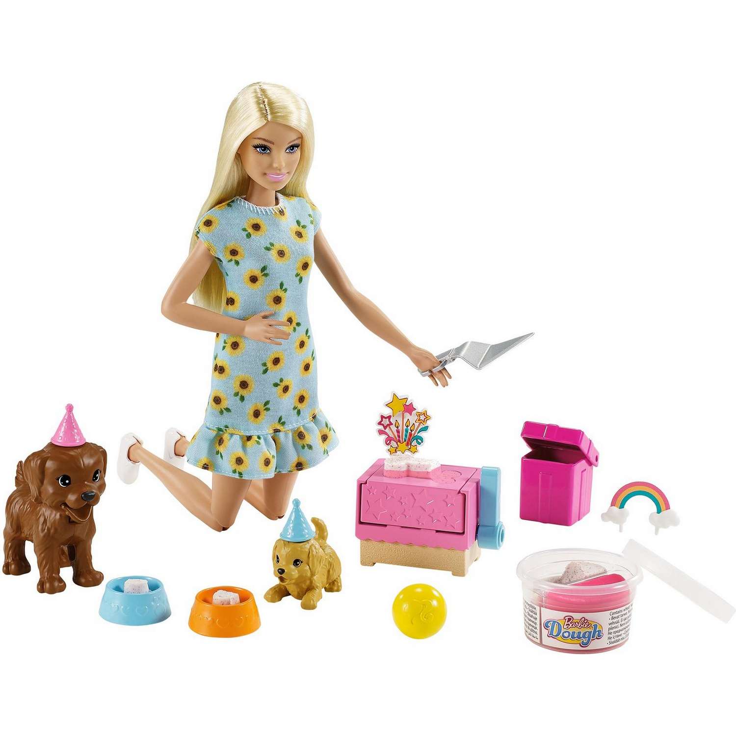 Набор Barbie Вечеринка кукла+питомцы GXV75 GXV75 - фото 1