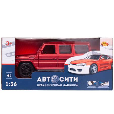 Внедорожник Abtoys АвтоСити 1:36 красный