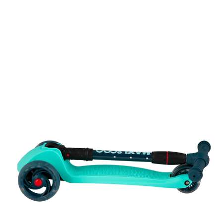 Самокат трехколесный Maxiscoo Baby Delux со светящимися колесами мятный