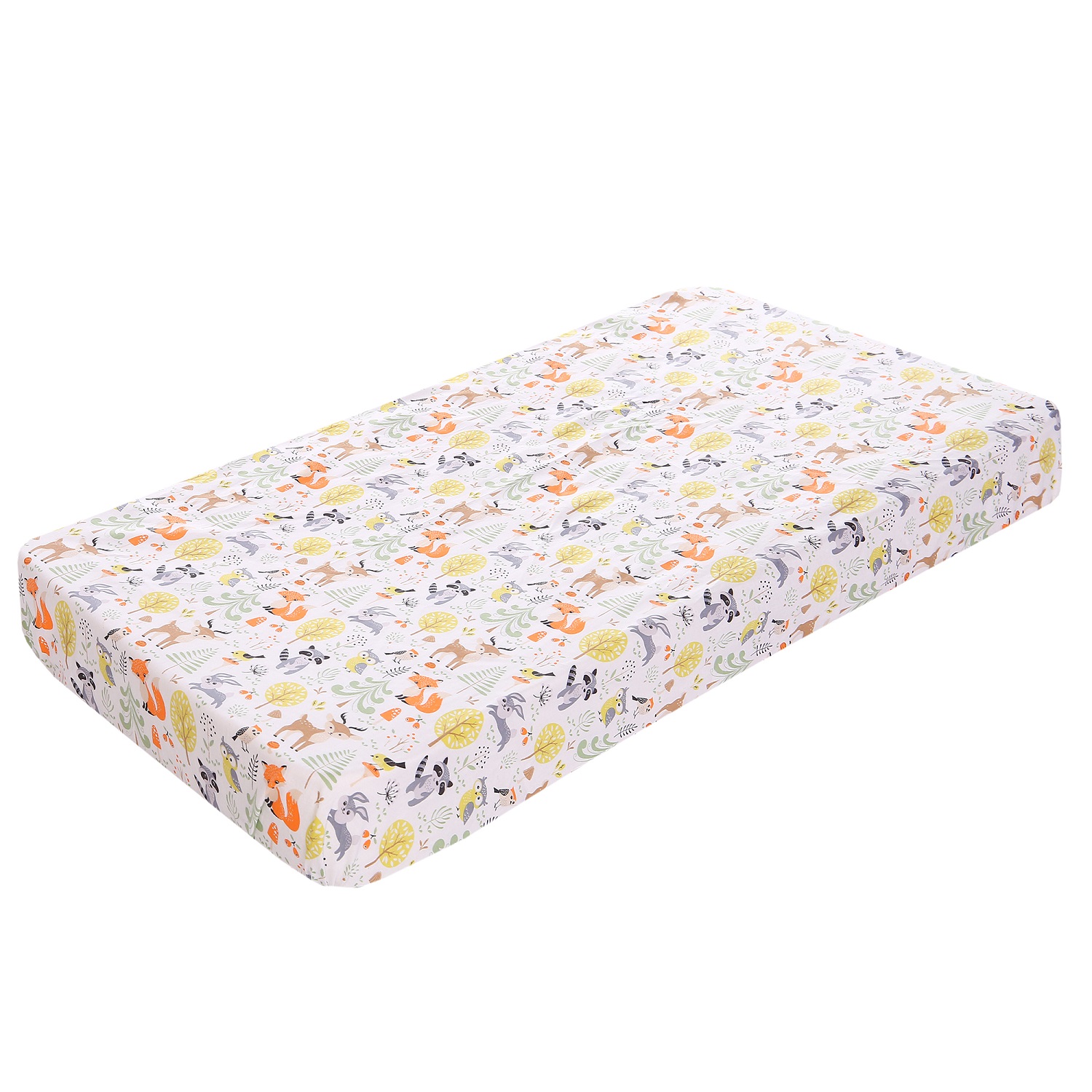 Простыня натяжная Спаленка-kids 80x160 веселые друзья - фото 1