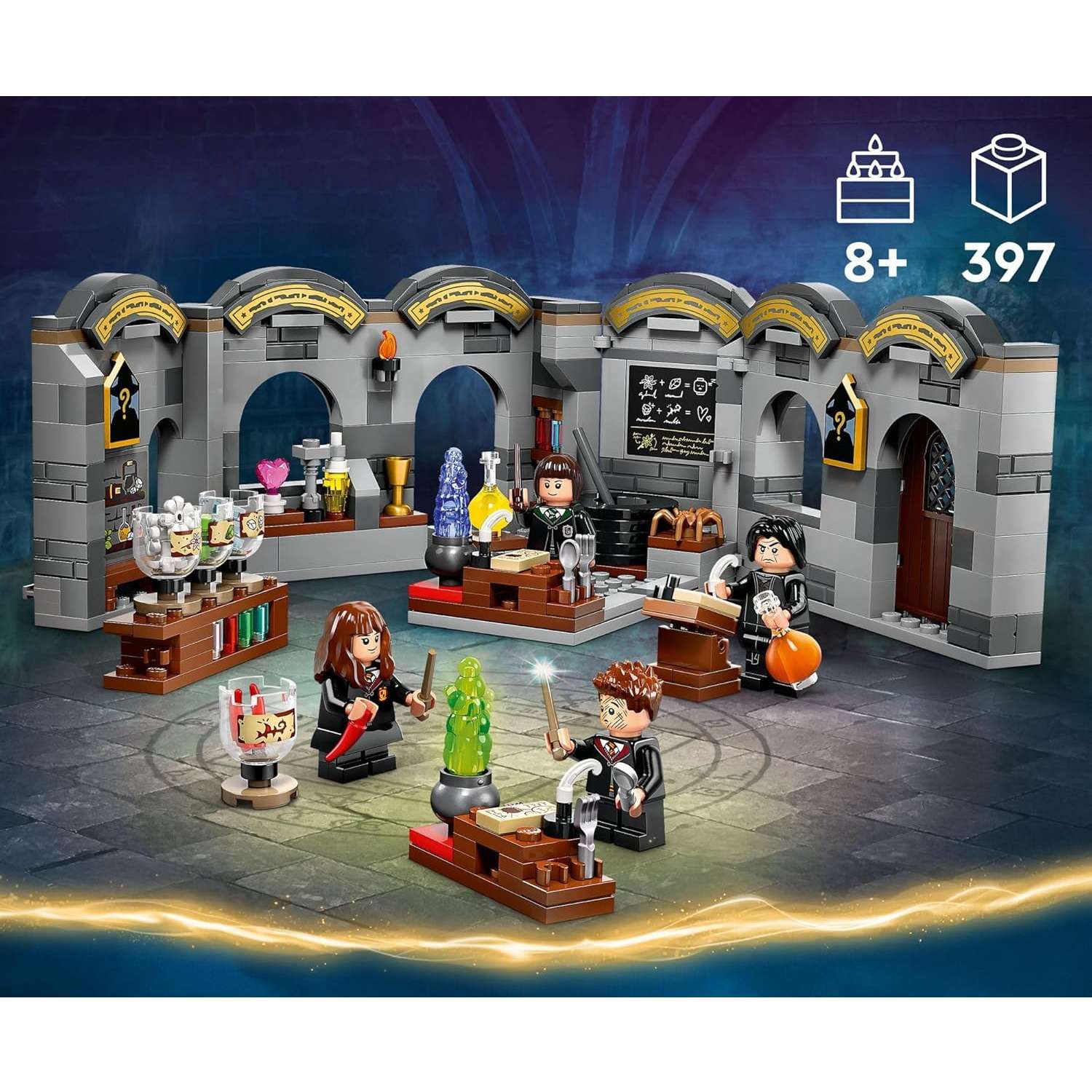 Конструктор LEGO Harry Potter Хогвартс Класс зелий блочный - фото 6