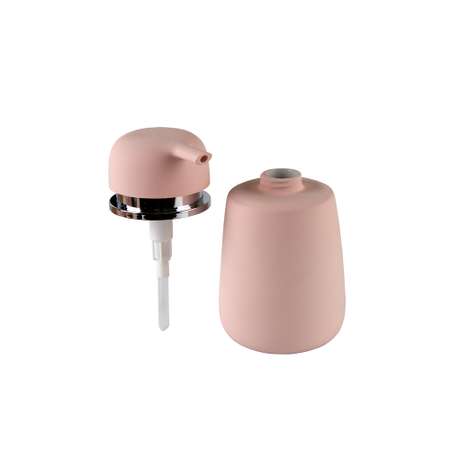 Дозатор для жидкого мыла Аквалиния Soft розовый В4333A-1P