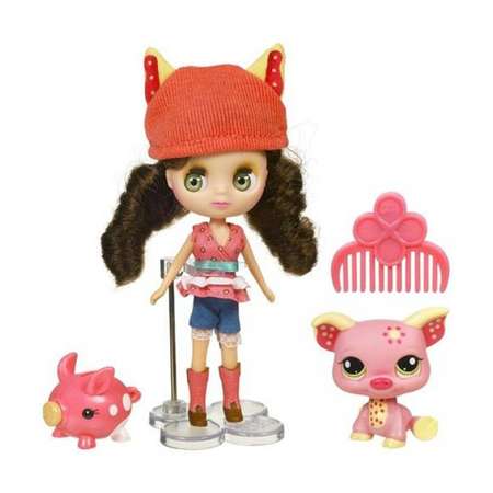 Игровой набор Littlest Pet Shop Куколка и зверюшка в ассортименте