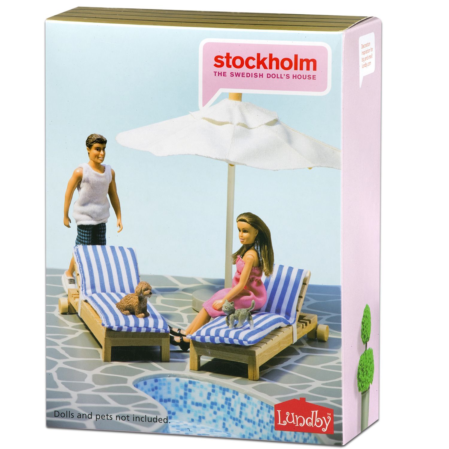 Мебель для домика Lundby Шезлонги 5предметов LB_60904800 LB_60904800 - фото 3