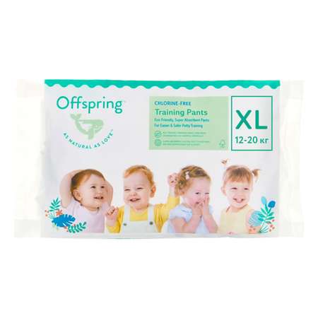 Трусики Offspring 3 шт. XL 12-20 кг