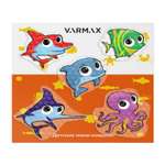 Набор мини-ковриков Varmax № 19 с присосками в ванную детский