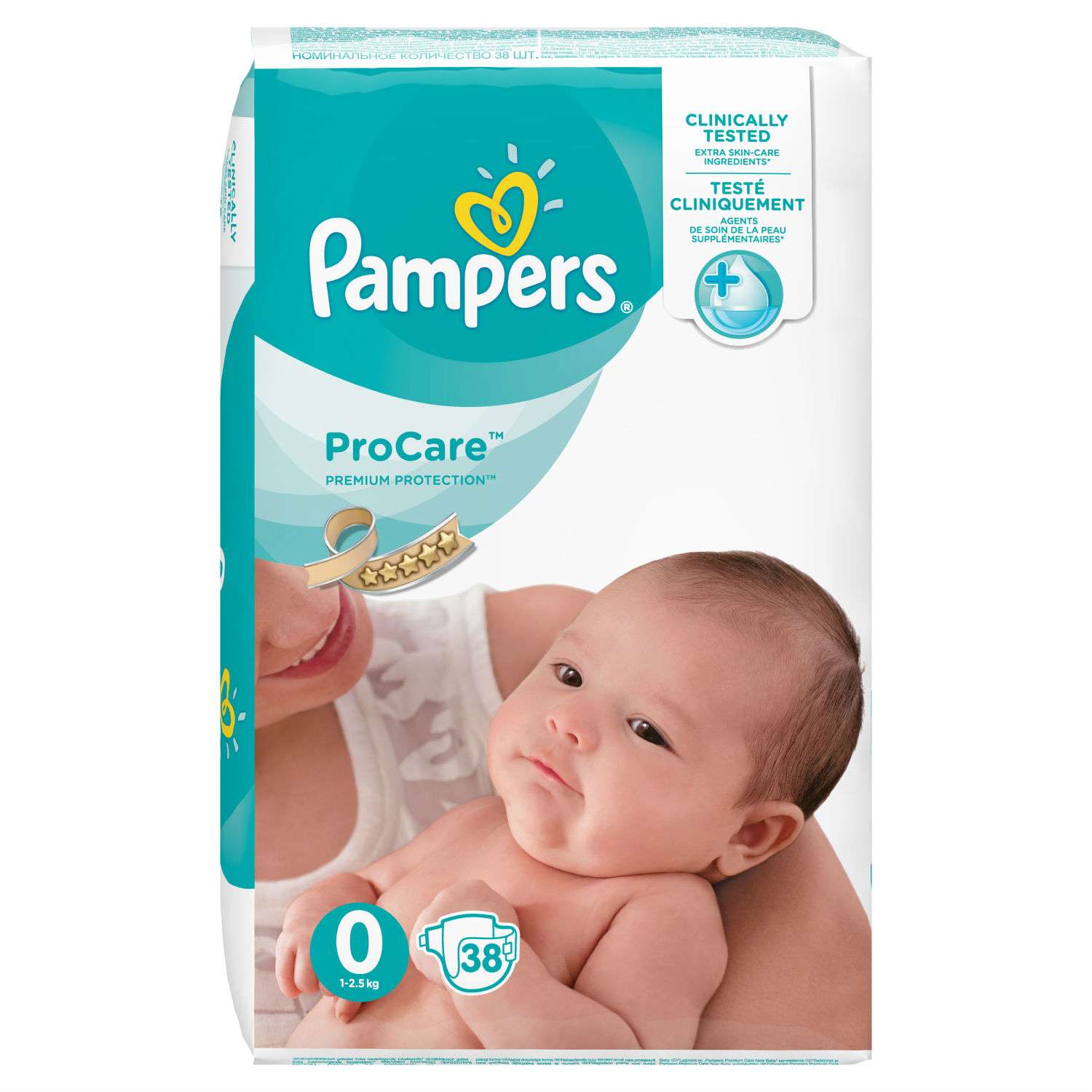 Подгузники Pampers Procare 0 1-2.5кг 38шт - фото 2