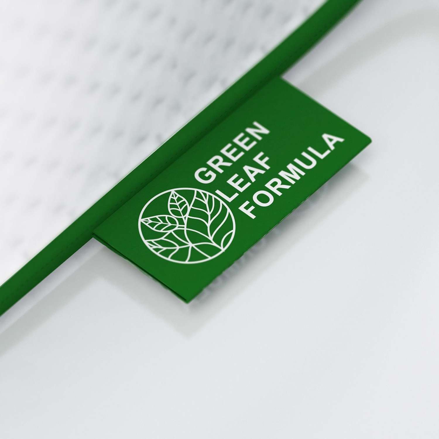 Анатомическая подушка для сна Green Leaf Formula с эффектом памяти 60х40 высота 10 - фото 7