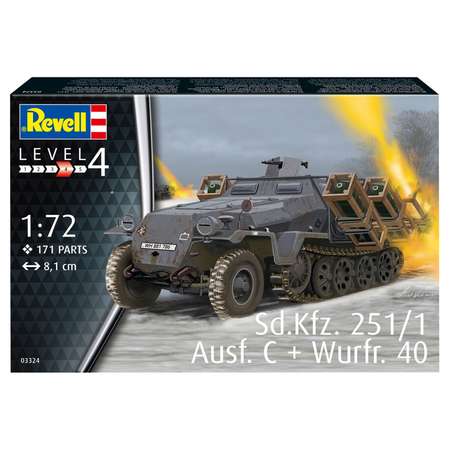 Сборная модель Revell Германский бронетранспортёр SdKfz 251/1 Ausf C + Wurfr 40