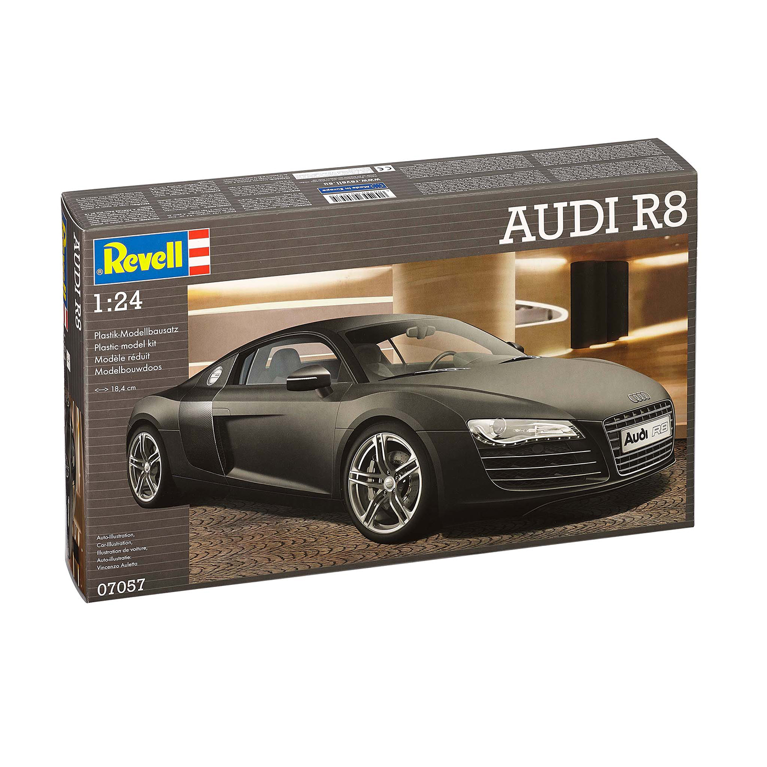 Сборная модель Revell Автомобиль Audi R8 черный 07057 - фото 3