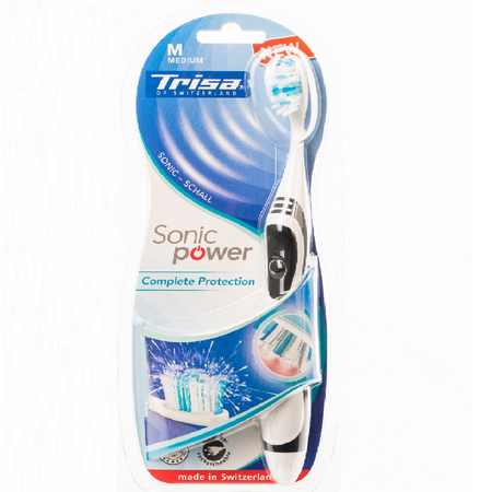Зубная щетка TRISA Sonicpower akku 661910-Grey