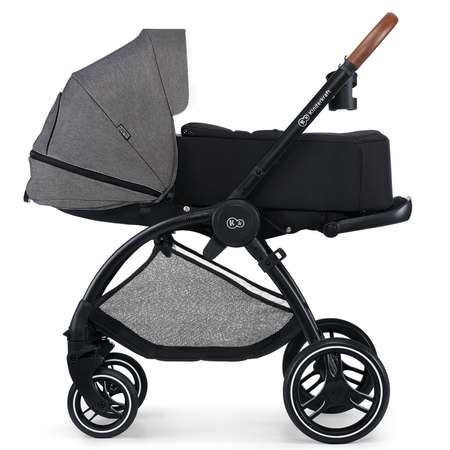 Коляска 2 в 1 Kinderkraft Evolution Cocoon Platinum grey