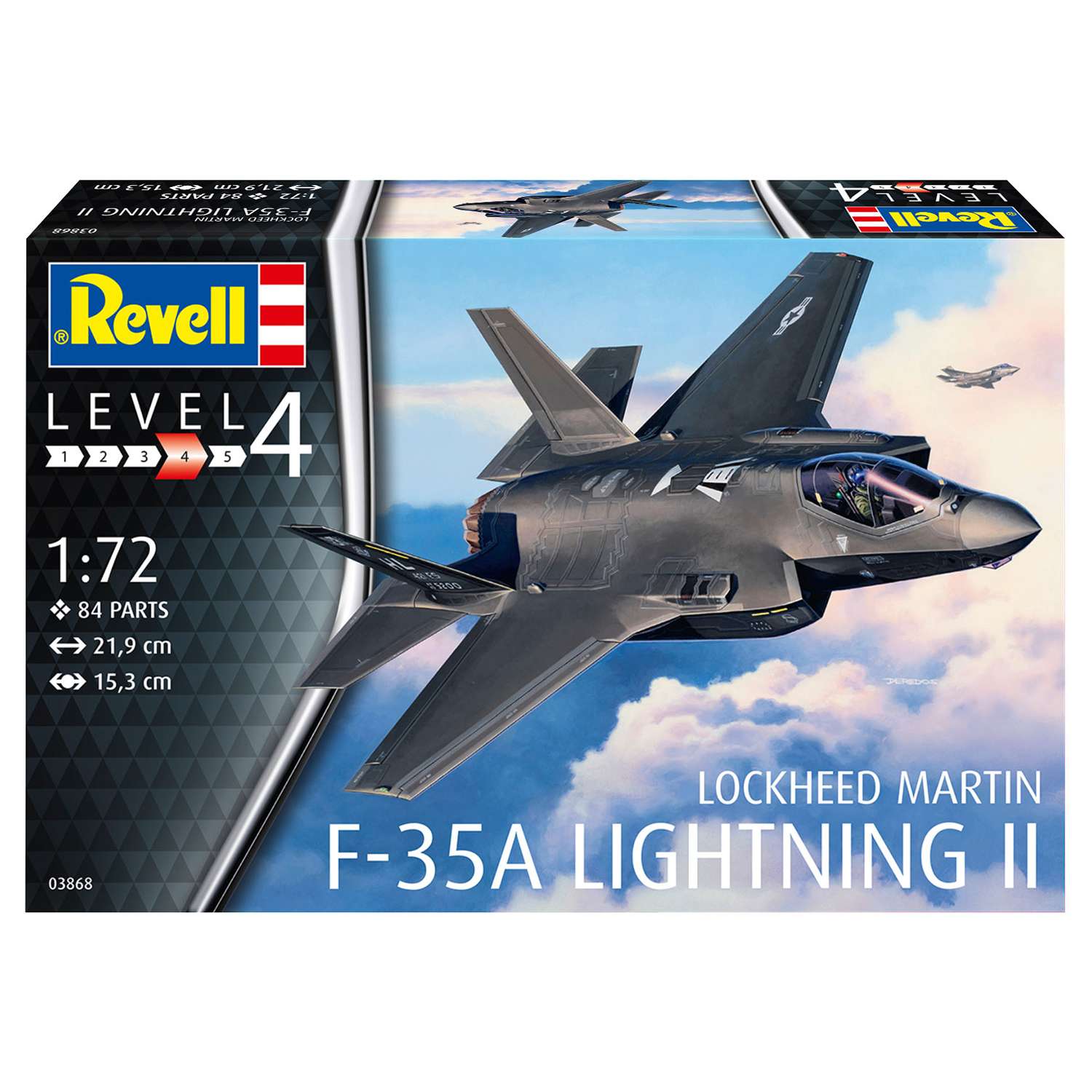 Сборная модель Revell Истребитель-бомбардировщик F-35A Lightning 03868 - фото 6