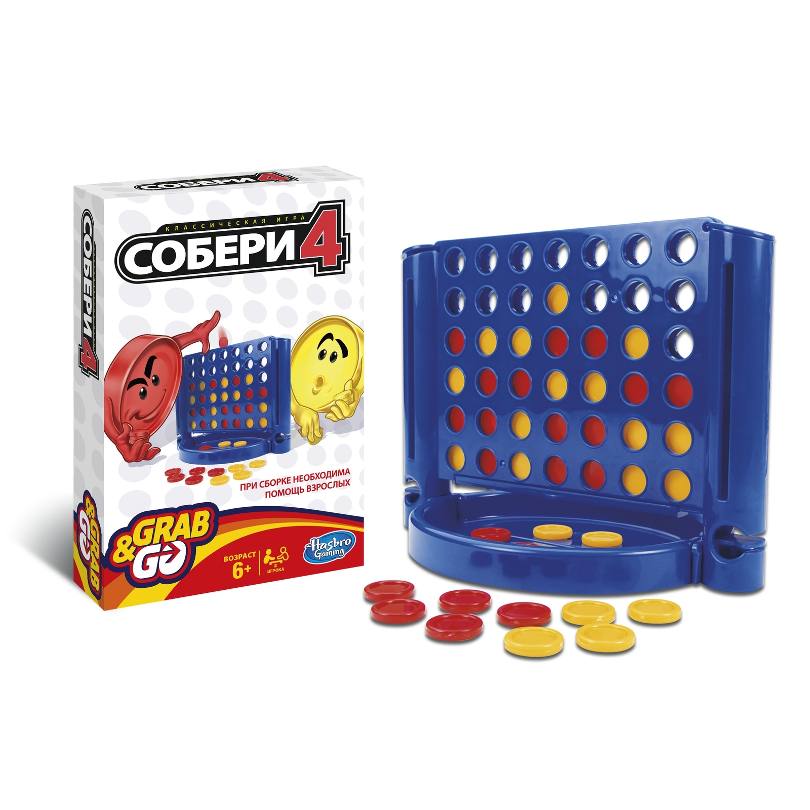 Дорожная игра Hasbro Games Собери 4 - фото 4