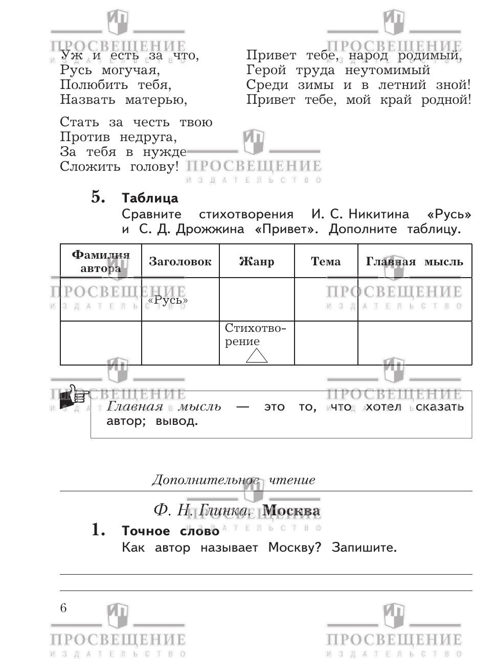 Рабочие тетради Просвещение Литературное чтение 3 класс 2 часть - фото 2