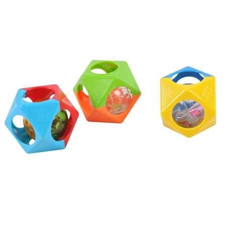 Погремушка Playgo Многогранник с шариком