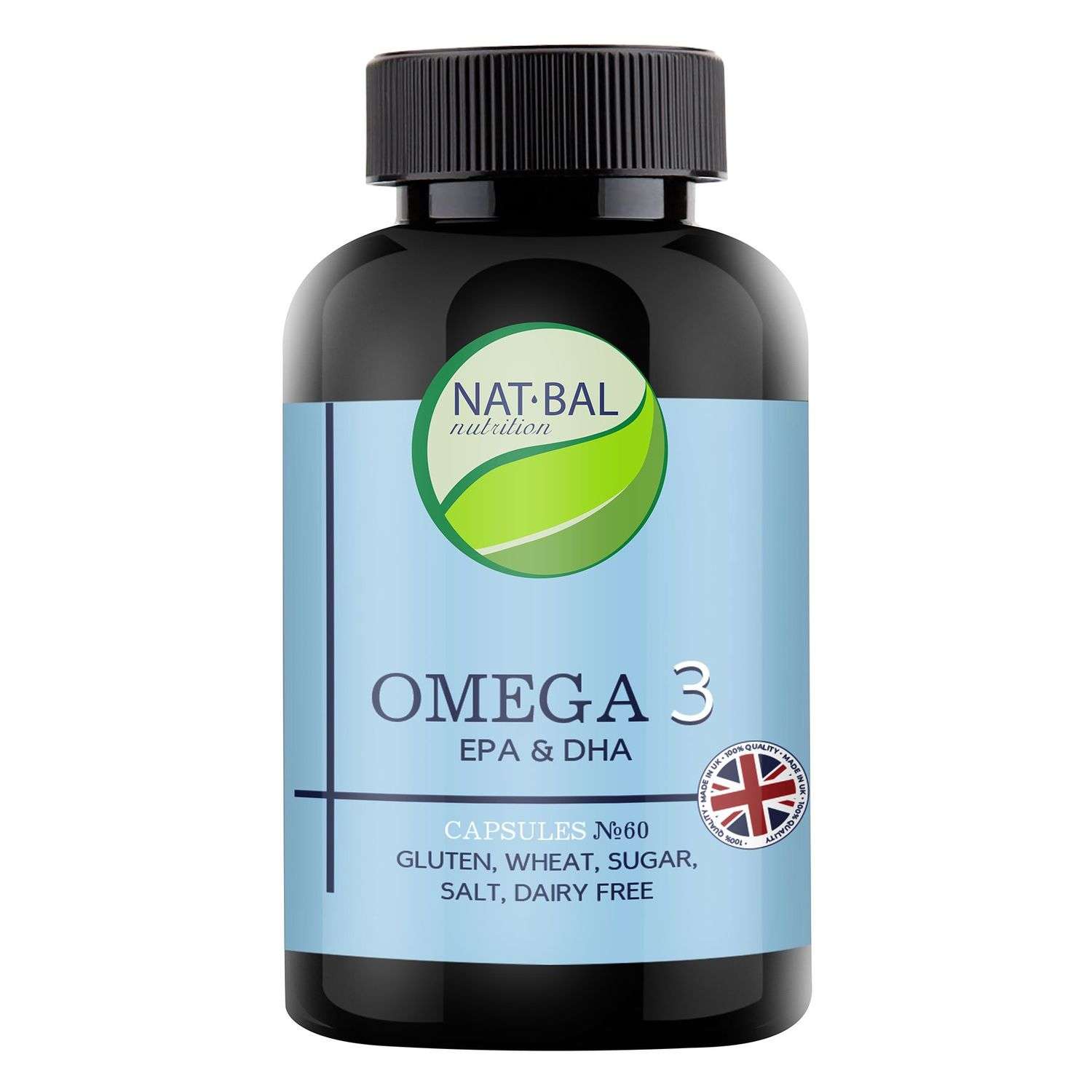 Биологически активная добавка Nat Bal nutrition Omega 3 60капсул - фото 1