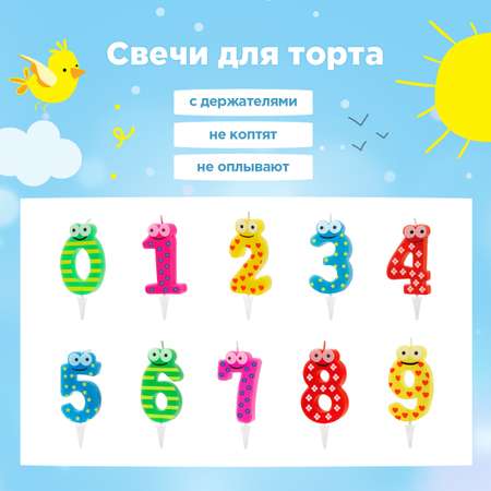 Свечи топперы на торт для пр Paterra 401-525