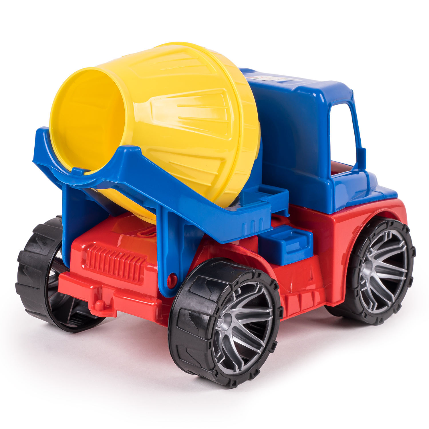 Бетономешалка ORION TOYS без механизмов 294/красный, желтый, синий - фото 4