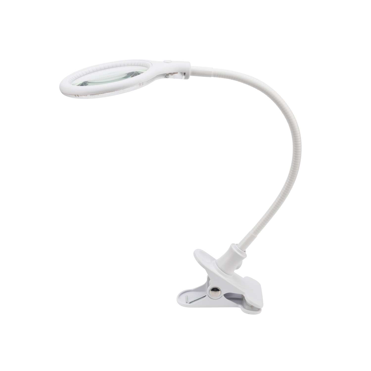 Настольная лампа-лупа REXANT светодиодная подставка+прищепка 30 LED 3 диоптрии - фото 1