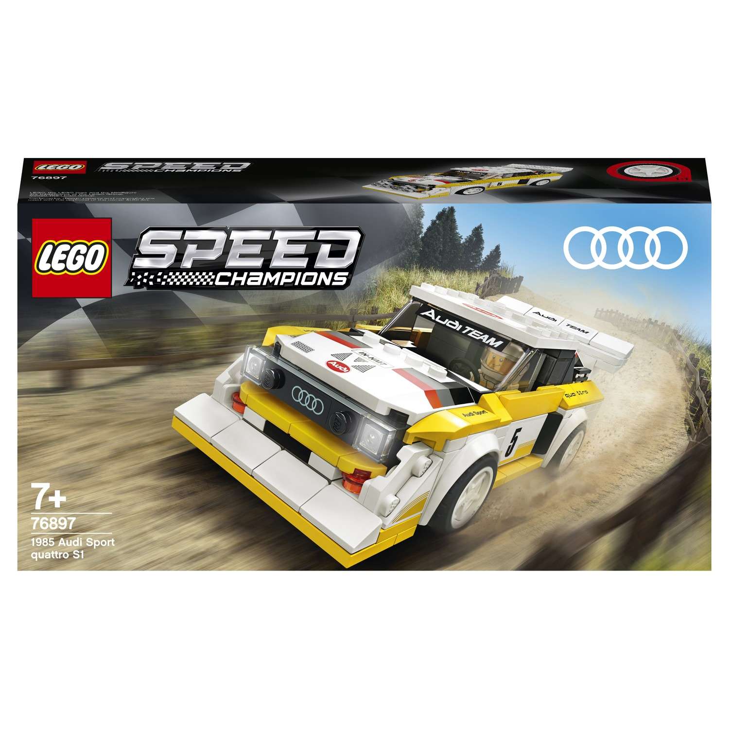 Конструктор LEGO Speed Champions 1985 Audi Sport quattro S1 76897 - фото 2