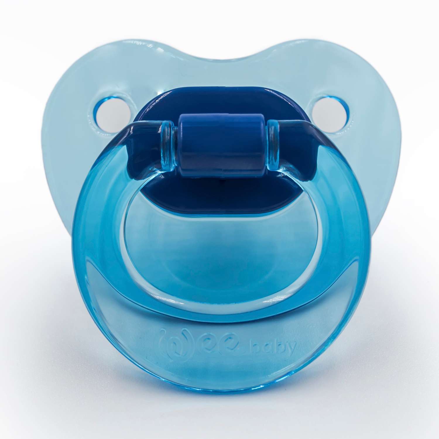 Пустышка WeeBaby Candy ортодонтическая с 18месяцев Синяя - фото 3