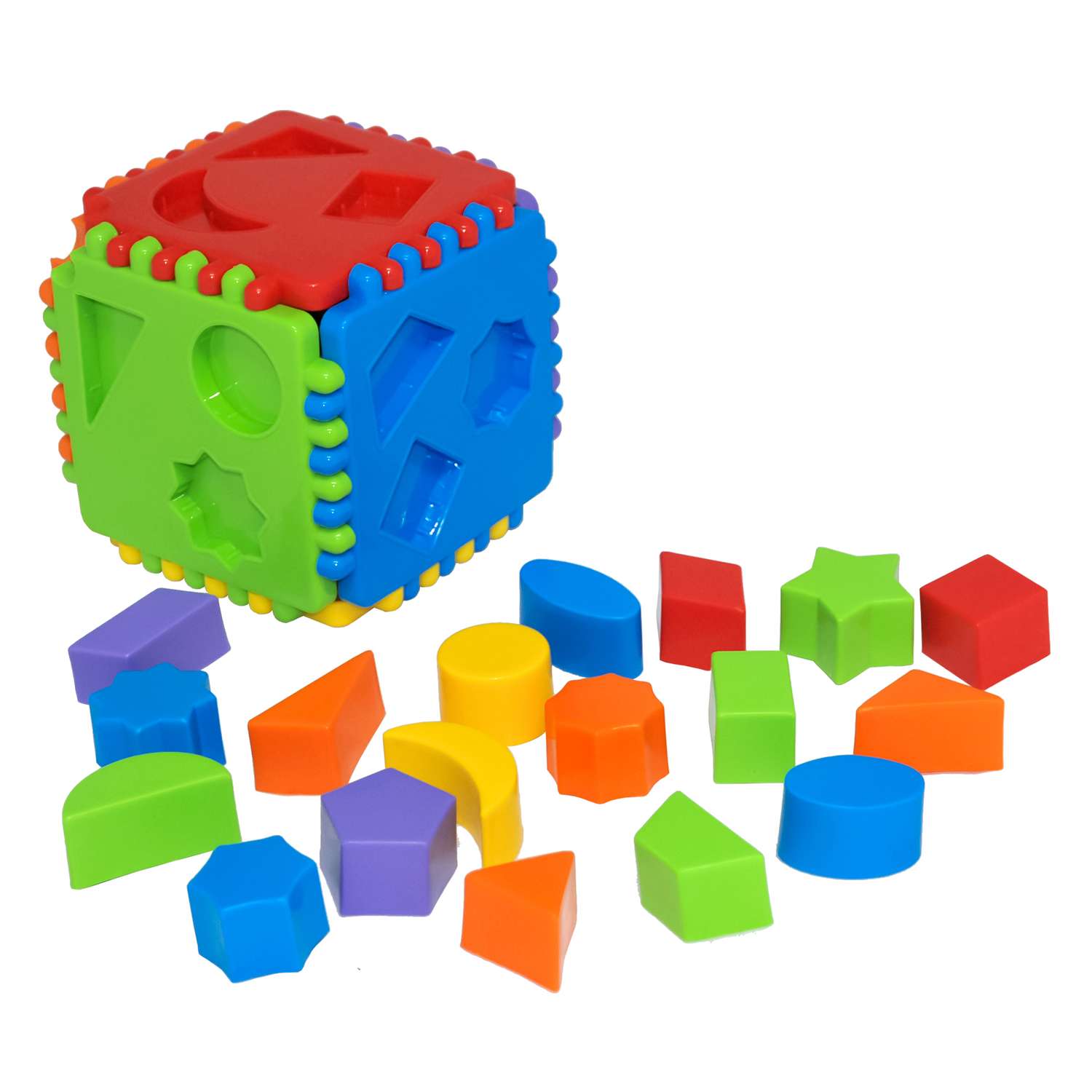 Сортер TIGRES Куб Educational cube 24 элементов - фото 2