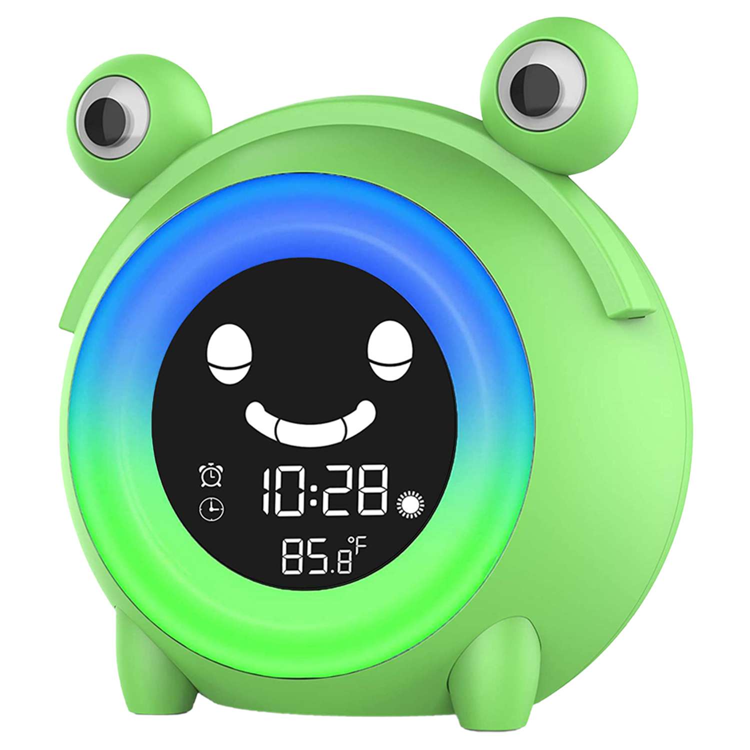 Часы-будильник LaLa-Kids Электронные Лягушонок с ночником и тренировкой сна - фото 1