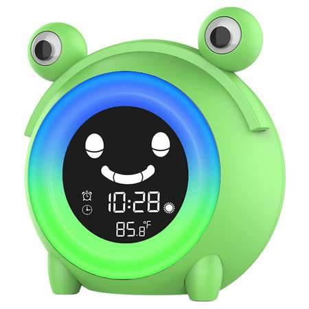 Часы-будильник LaLa-Kids Электронные Лягушонок с ночником и тренировкой сна