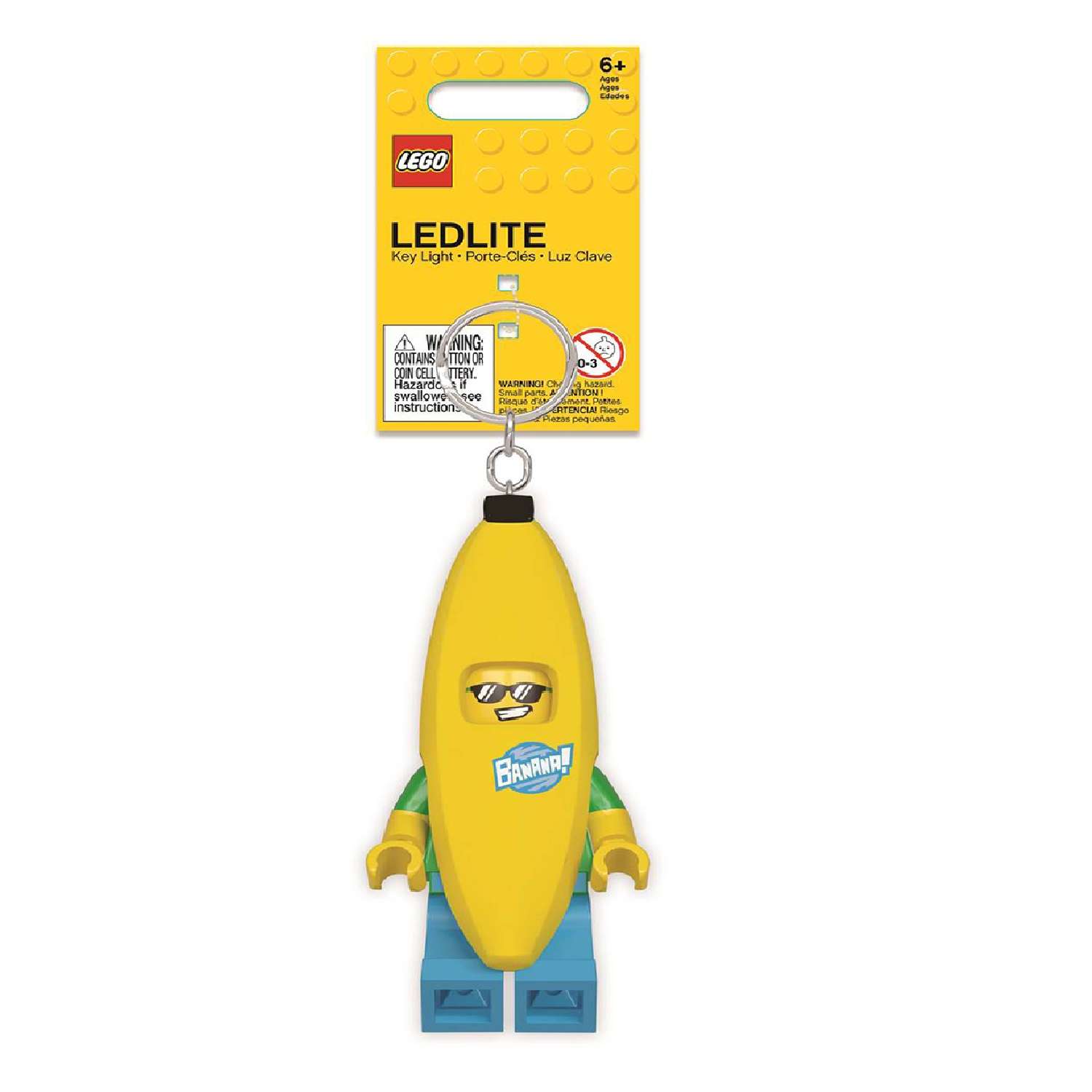 Брелок-фонарик LEGO Человек-банан - фото 2