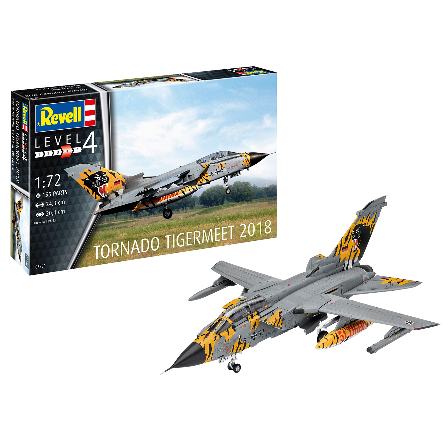 Сборная модель Revell Истребитель-бомбардировщик Tornado ECR Tigermeet 2018 03880 - фото 2