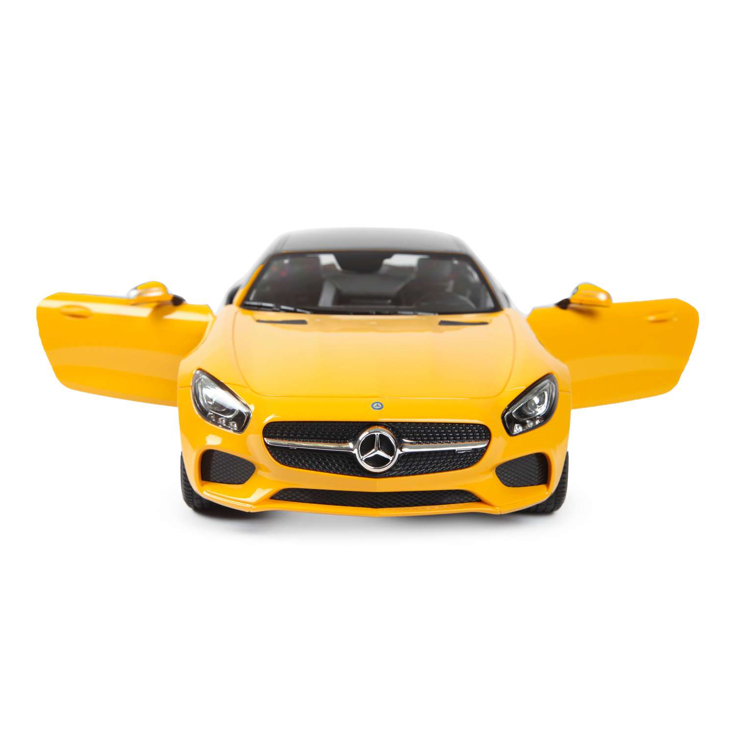 Машина Rastar РУ 1:14 Mercedes AMG GT Желтая 74010 - фото 6