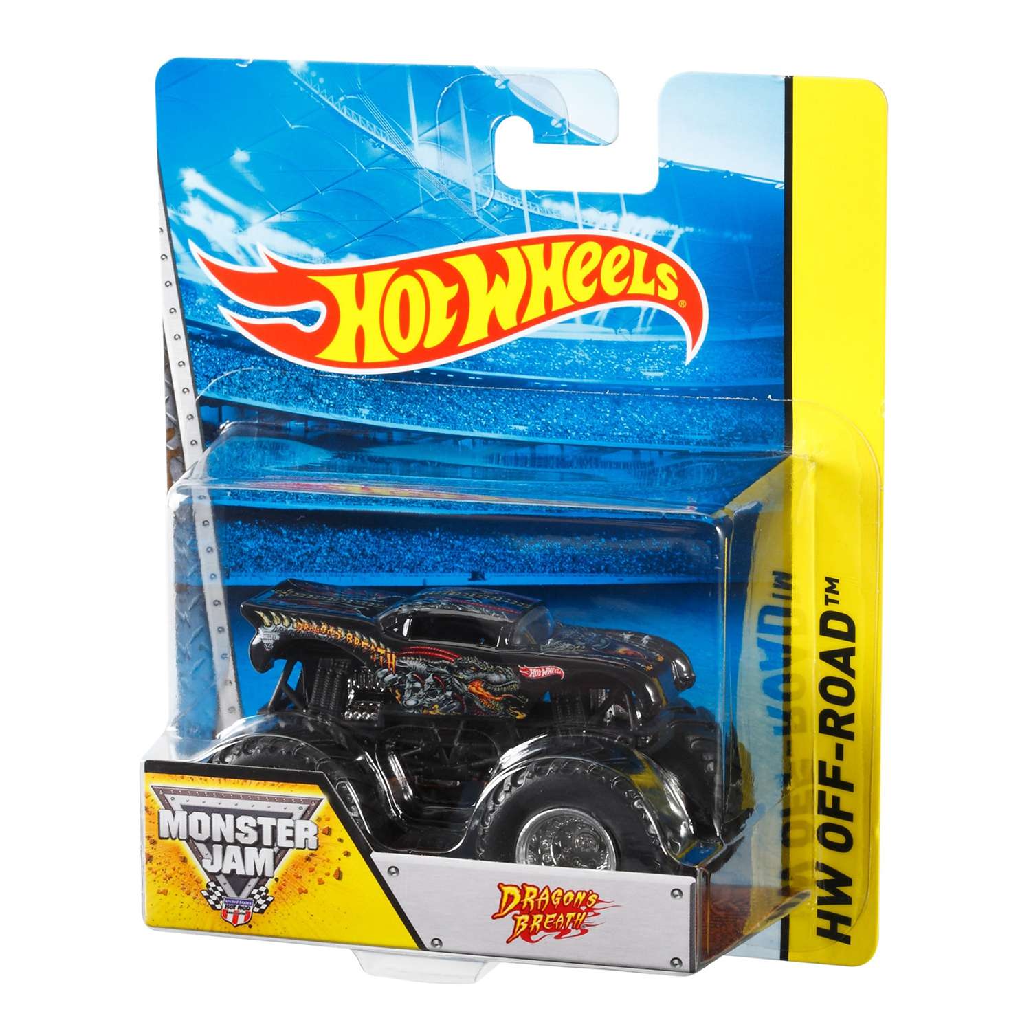 Машинка Hot Wheels Monster Jam Dragon?s breath 1:64 (BHP54) BHP37 - фото 1