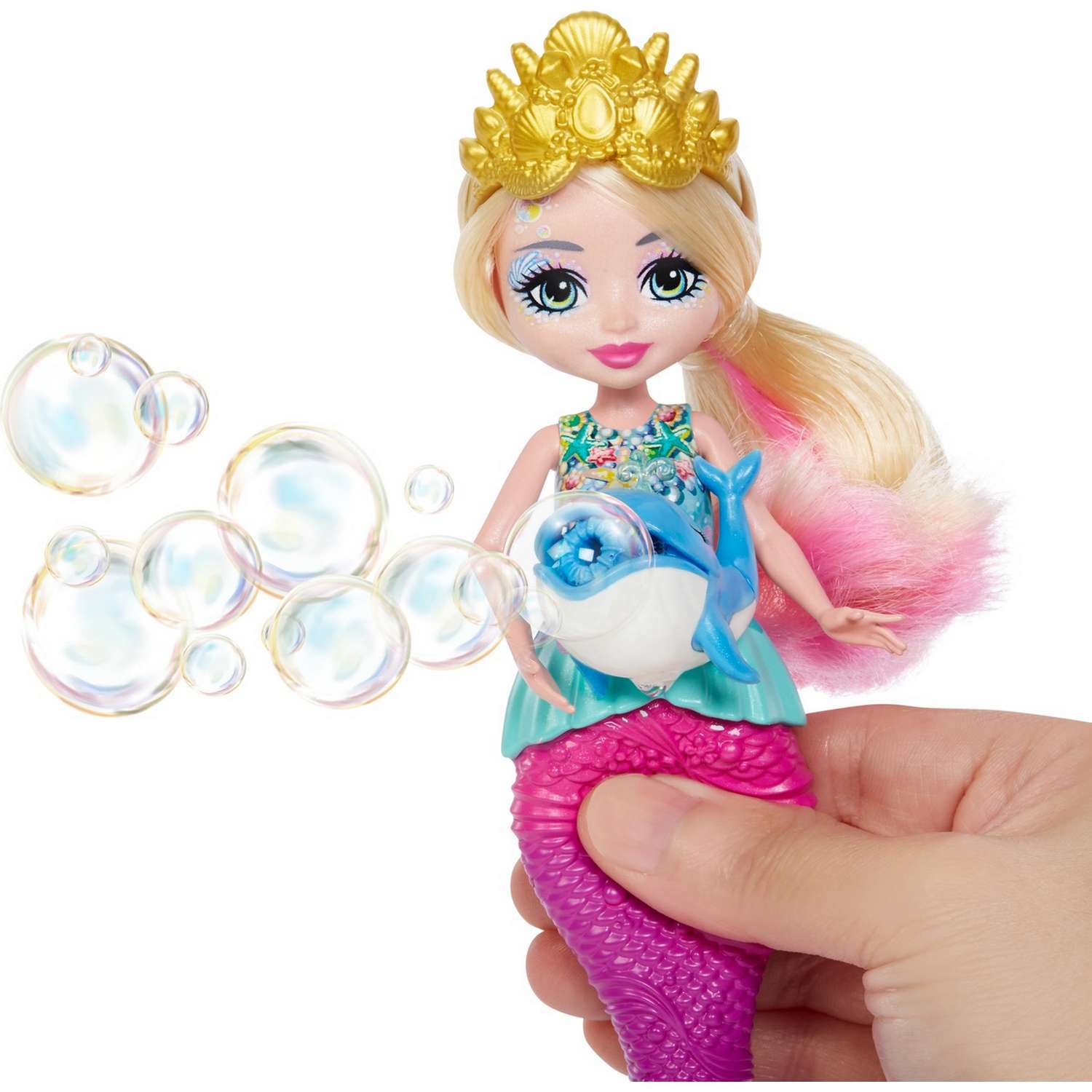 Кукла Enchantimals Русалочка с волшебными пузырьками HFT24 HFT24 - фото 4