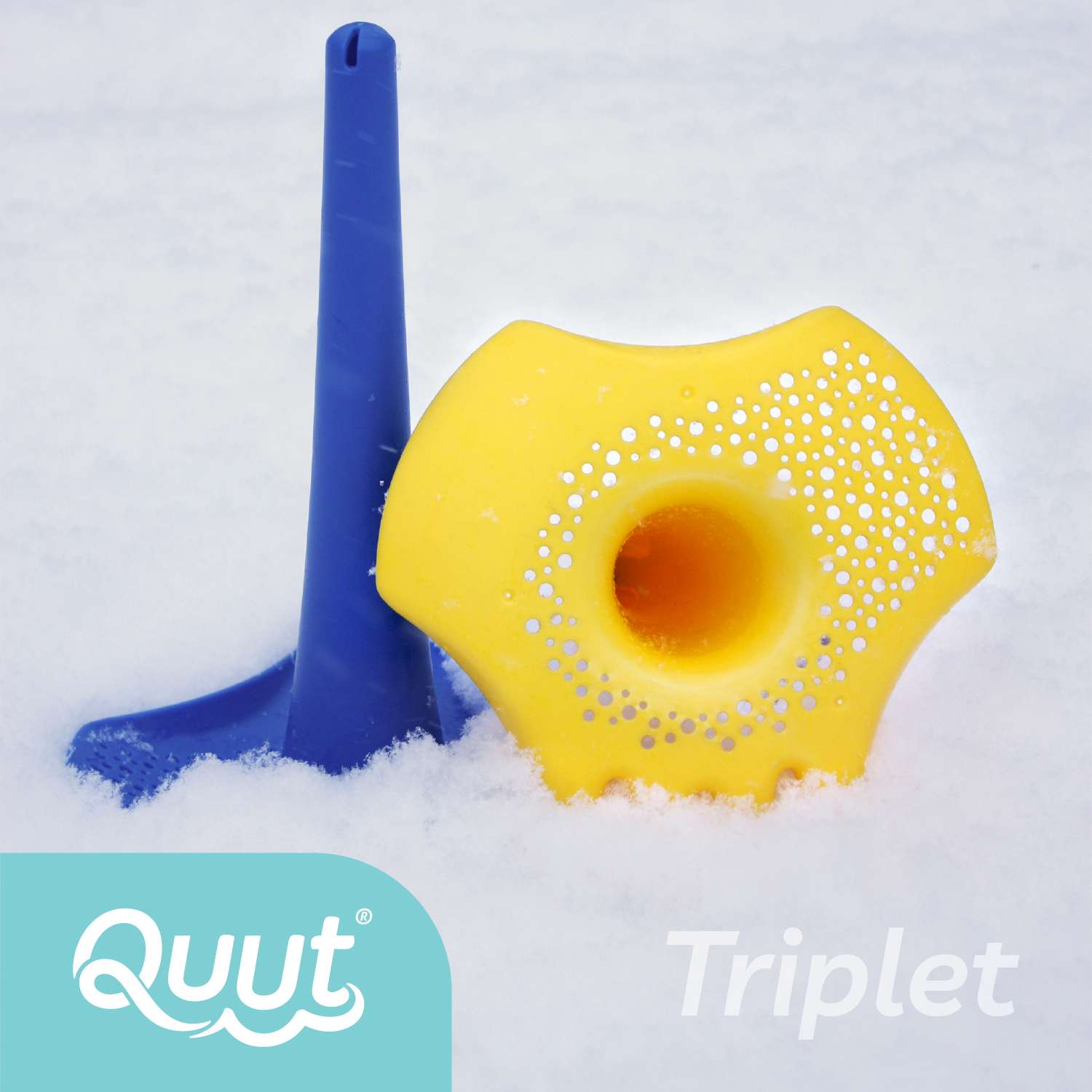 Игрушка для песка и снега QUUT многофункциональная Triplet Винтажный синий - фото 6