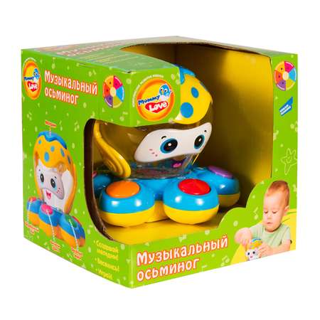 Игрушка MOMMY LOVE Музыкальный центр Осьминог QX-91134E