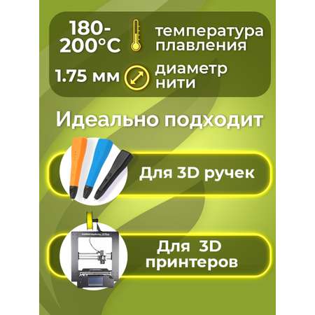 Пластик в катушке Funtasy PLA 1.75 мм 1 кг цвет слоновая кость