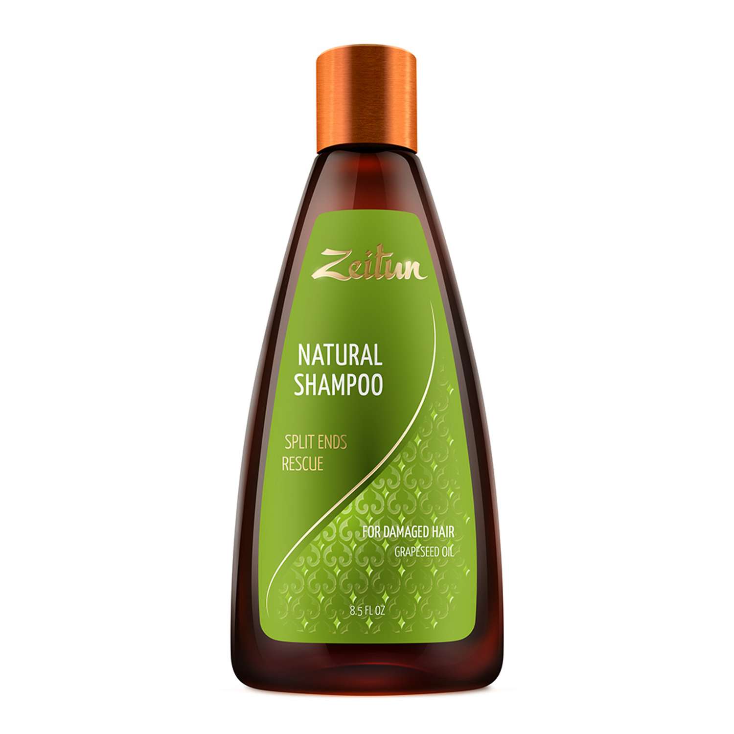 Шампунь безсульфатный Zeitun для поврежденных волос с маслом виноградной косточки 250 мл - фото 5