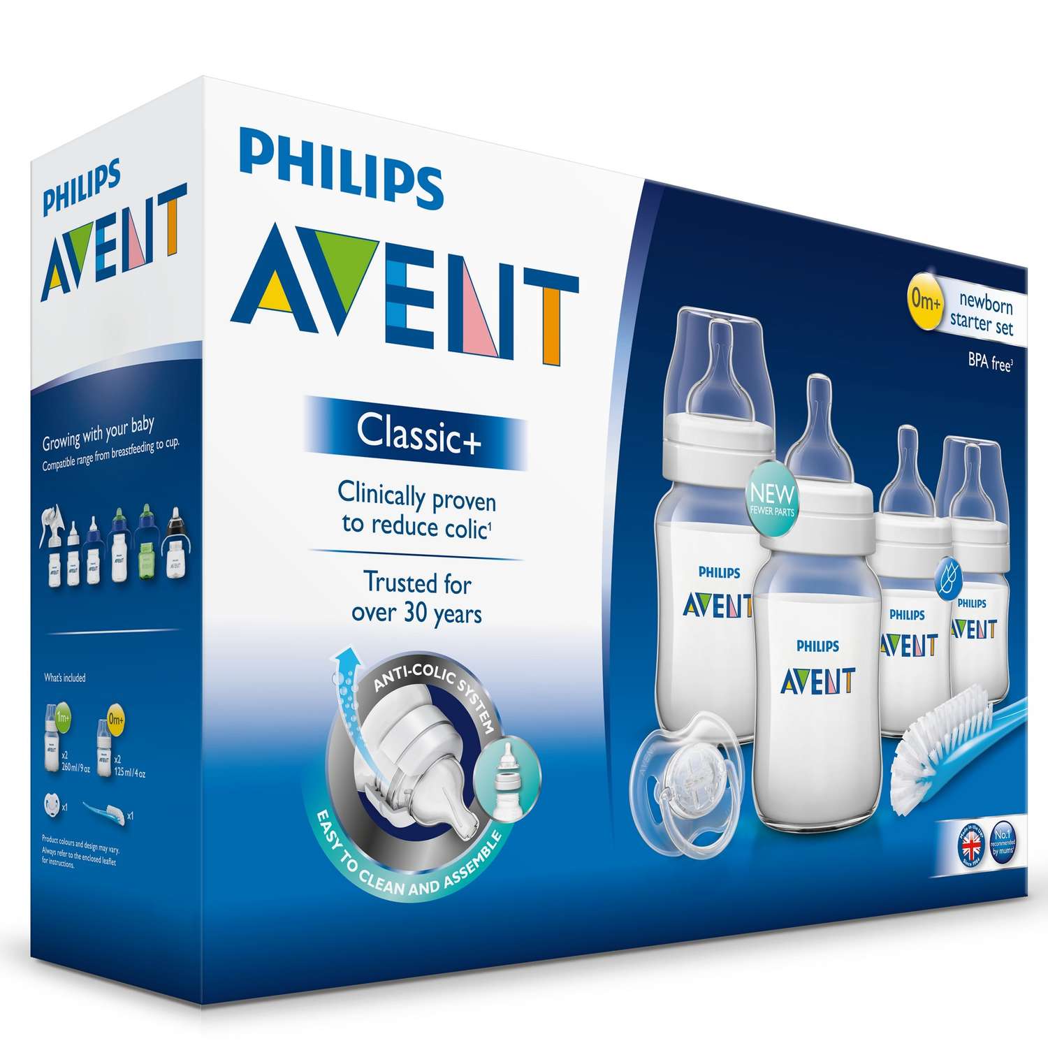 Набор бутылочек Philips Avent Classic+ 0 мес+ SCD371/00 - фото 4