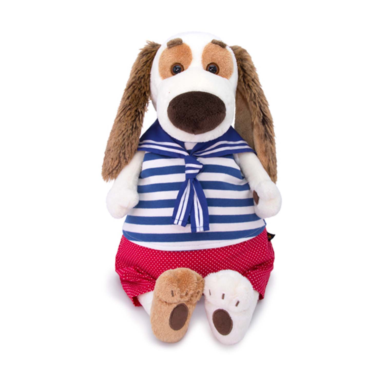 Мягкая игрушка BUDI BASA Собака Бартоломей в морском костюме 27 см BB90284 - фото 1