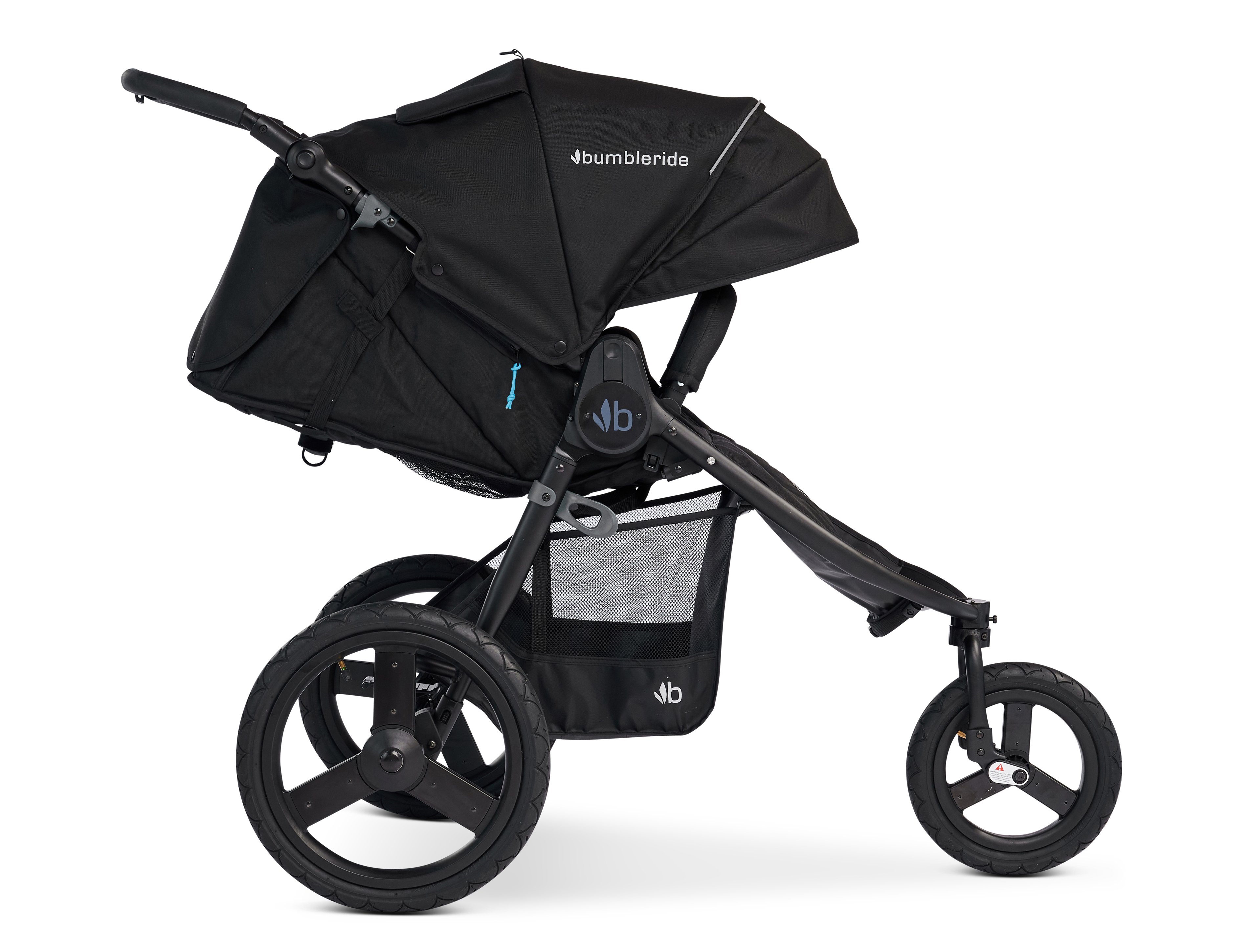 Коляска Bumbleride Speed Black - фото 12