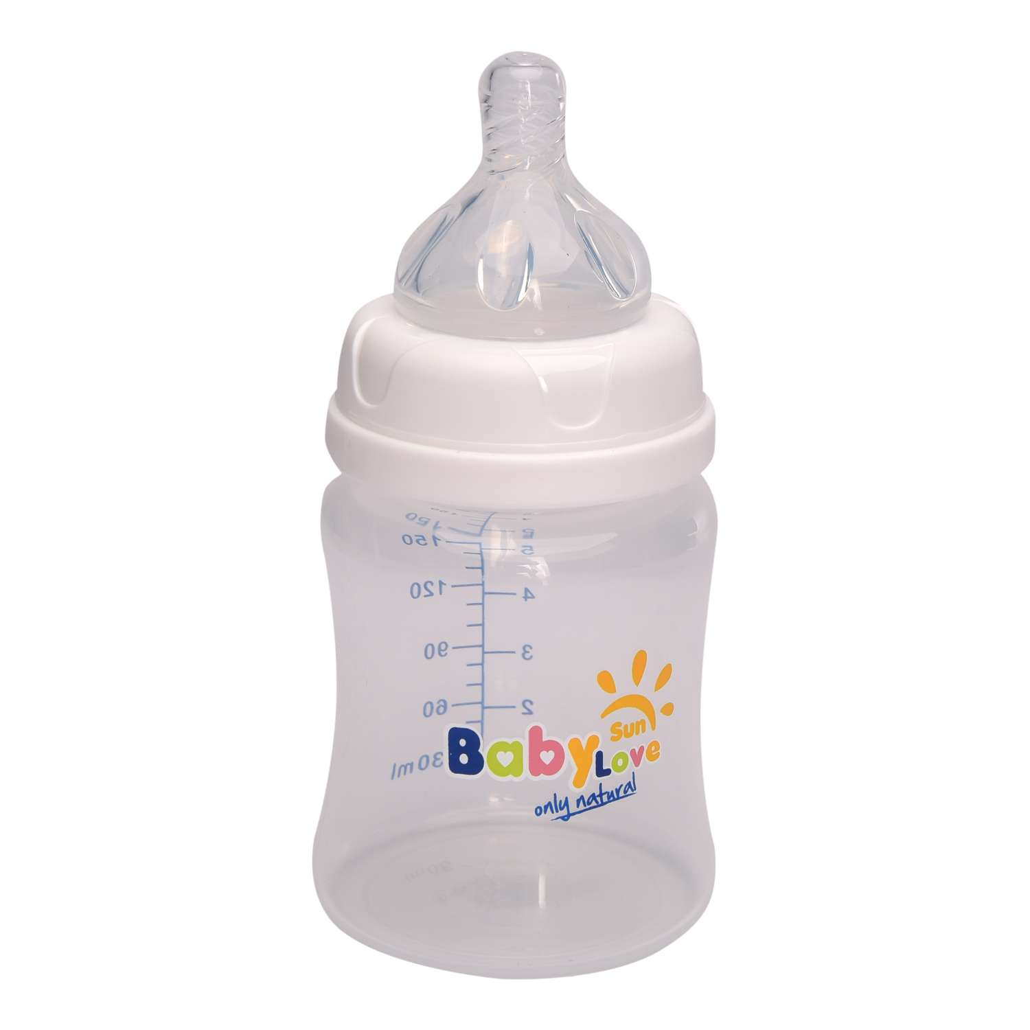 Бутылочка Baby Sun Care 150 мл с силиконовой соской медленный поток - фото 2