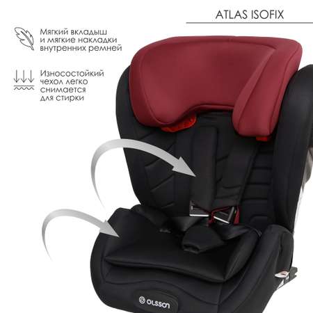 Автокресло Olsson Atlas Isofix Black-Red