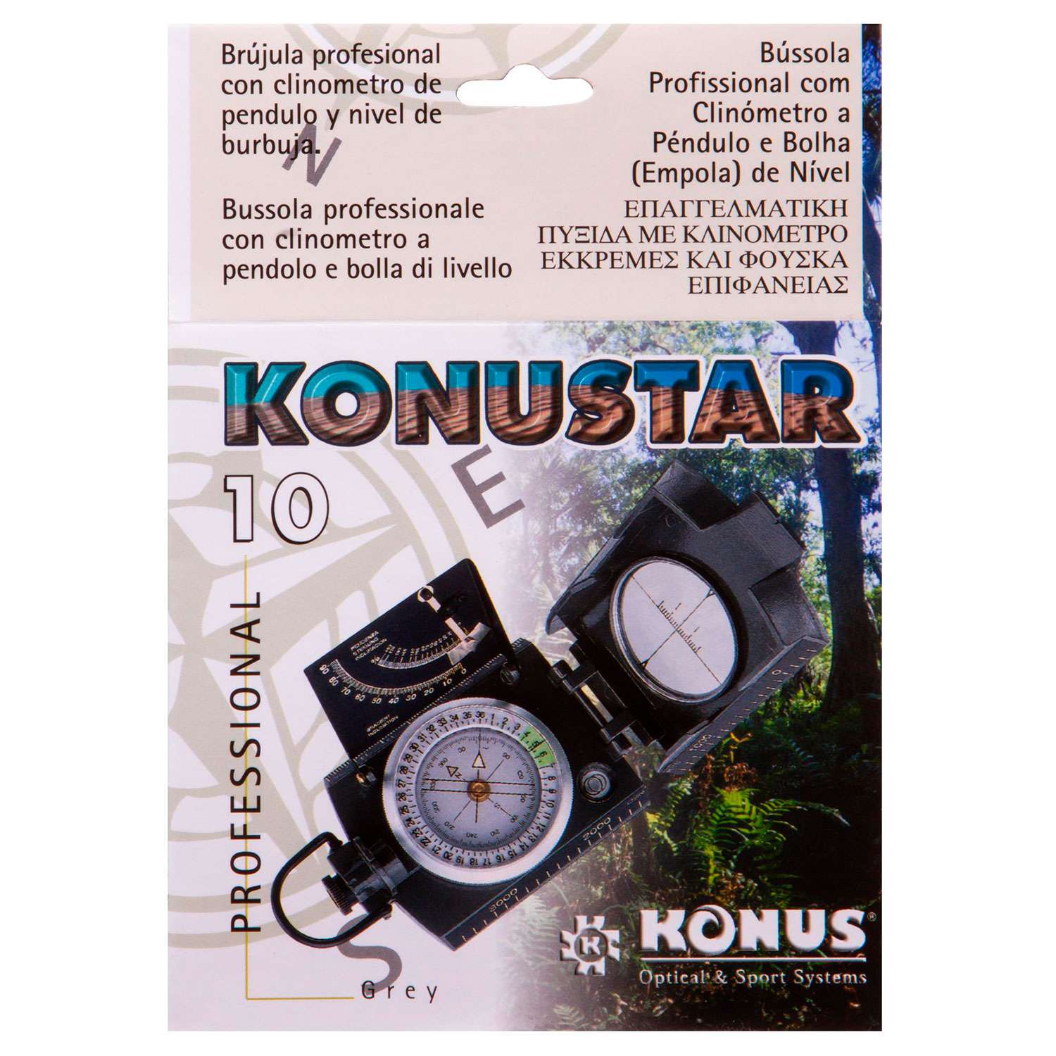 Компас Konus Konustar-10 Grey - фото 13