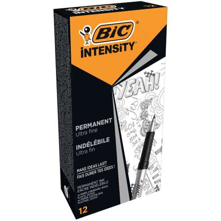 Маркер перманентный Bic Marking Ultra Fine Черный 8290801