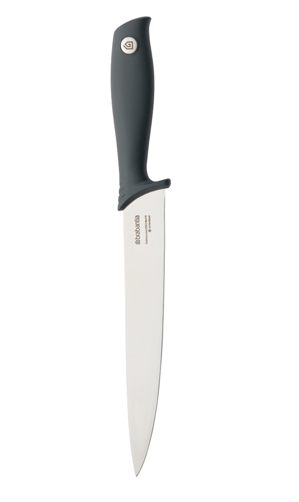 Нож разделочный Brabantia Tasty+ темно-серый - фото 1